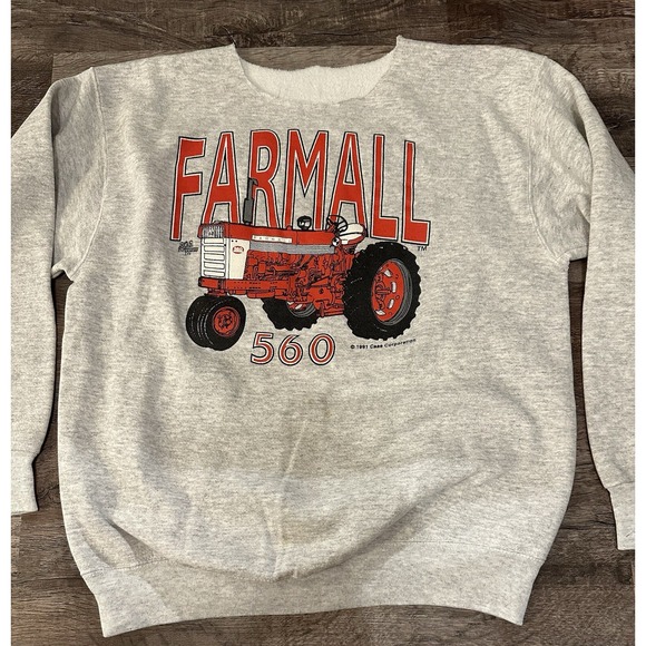 Vintage Case‎ Farmall tractor 560  Sweatshirt 1991 - Picture 2 of 5